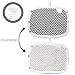 Kaydee Baby Organic Cotton Reversible Teething Chew Pads w/Organic Fleece Inner Lining for Baby Carriers for Girls and Boys - 2 Pack - Variety of Options Available (Chevron)