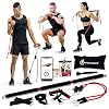 INTENT SPORTS Portable Home Gym – Dynamic Total Body Workout Package with Resistance Bands, Collapsible Bar, Straps…