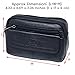 Mens Waist Pack Small Messenger Bags Tactical Mobile Phone Pouch Leather Travel Bags Cases Holsters (Black WK4EN)