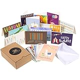Birthday Card - 36-Pack Birthday Cards Box Set, Happy Birthday Cards - Unique Assorted Designs Blank on the Inside Birthday Card Bulk, Envelopes Included, 4 x 6 Inches