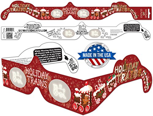 image for 24 Pairs Holiday 3D Glasses - With Rare 3DHeaven Exclusive Styles HOLI