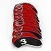 wosofe Golf Iron Covers Set for Club Mens Neoprene Elasticity Portable Selections 10pcs/lot