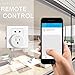 LVGOO Wi-Fi Smart Plug,Works with Amazon Echo Alexa ,MINI Smart Power Socket Outlet,Turn ON/OFF Electronics from Anywhere,For iPhone IOS / Android App