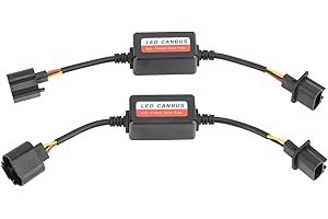 2pcs Headlight Decoder LED Resistor Canbus Decoder for H13 9008 Plug LED Headlight Fog Light