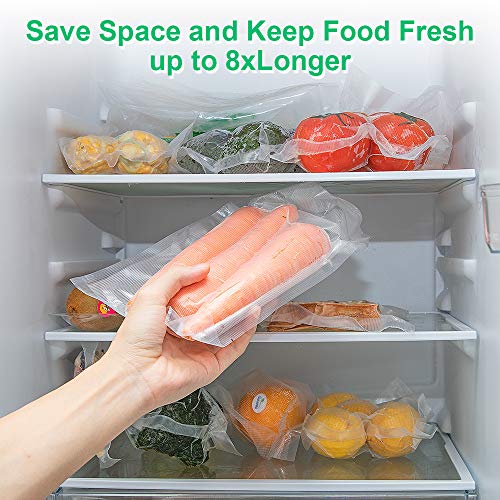 Atsamfr Vakuumierer Lebensmittelbeutel mit BPA-frei, robust, ideal für Vakuum-Aufbewahrung oder Sous-Vide-Kochen (100… – Bild 6