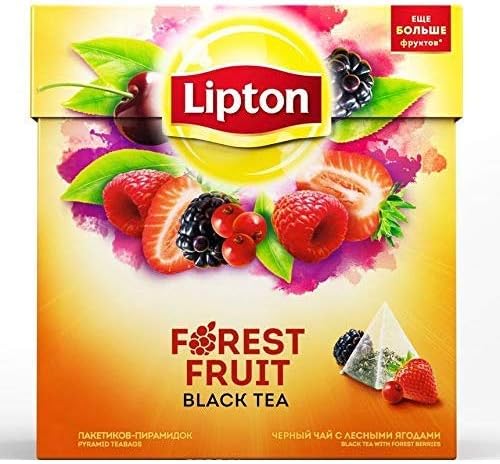 Lipton Tea Forest Fruits - 20 Pyramids (12 Boxes: 240 Pyramids)