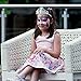Kicko Tiaras with Pink Heart Stones - 12 Adjustable Pieces - for Kids, Girls, Women, Costume, Dress up, Props, Themed Parties, Weddings, Halloween, Valentine's Day