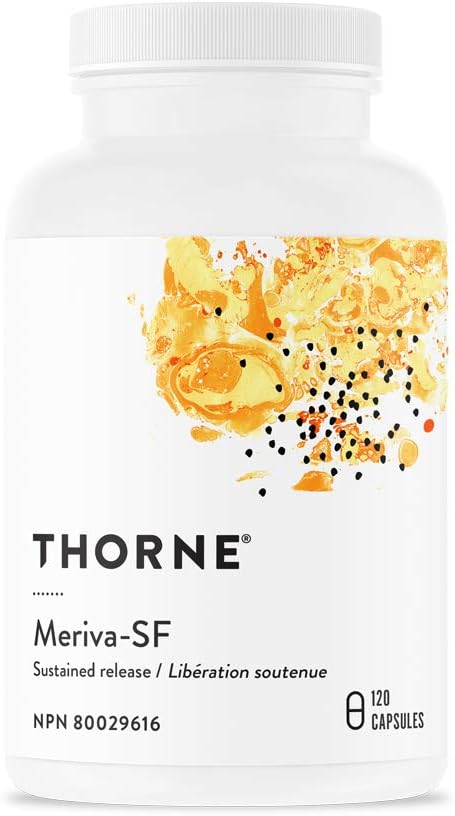 Thorne Research - Meriva SF (Soy Free) - Sustained-Released Curcumin Phytosome Supplement - 120 Capsules: Health & Personal Care