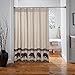 VHC Brands Rustic & Lodge Bath - Wyatt Tan Bear Shower Curtain,