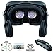 VR Headset 3D Glasses with VR Controller Remote 120° FOV, Anti-Blue-Light Lenses, Stereo Headset, for All Smartphones with Length Below 6.3 inch Such as iPhone & Samsung HTC HP LG etc.