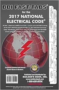 2017 National Electrical Code Nec Softcover Tabs Builders