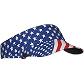 Visor Hats American Flag Sun Sports Adjustable Beach Colorful Cap& Hat Men Women Adults