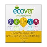 Ecover Naturally Derived Automatic Dishwashing Tablets, Citrus, 25 Count, 17.6 Ounce