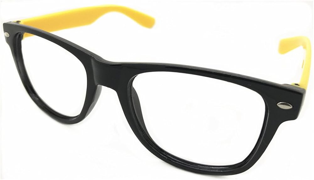 FancyG Classic Retro Fashion Style Glasses Frame Eyewear NO LENS - Matte Black: Clothing