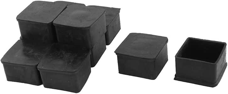 10 Piezas Goma 50x50mm Silla Mesa Pie Tapa Muebles Protectores De