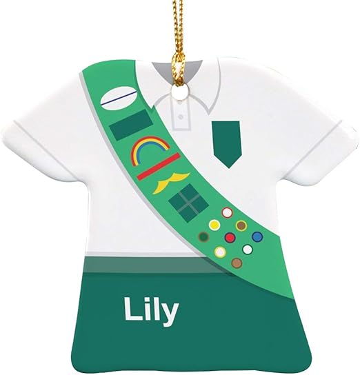 girl scout daisy ornament