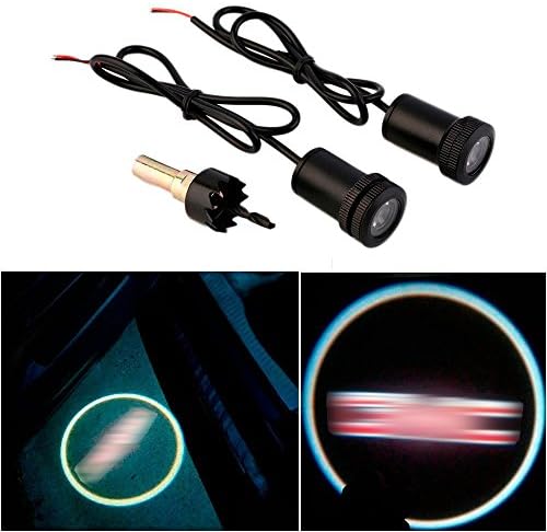 WONFAST® For GMC Car Auto Laser Projector Logo Illuminated Emblem Under Door Step courtesy Light Lighting symbol sign badge LED Glow Performance