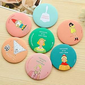 Amazon.com : Kuulee Pocket Purse Hand M   irror Compact