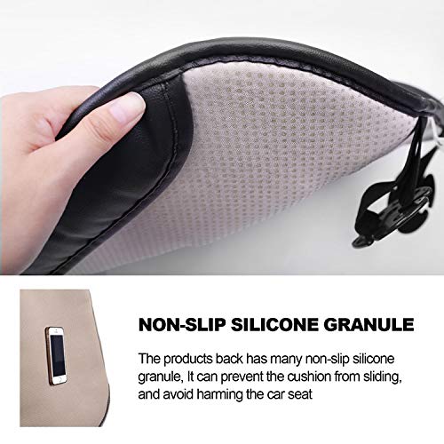 Car Front Seat Cushion Cover Edge Wrapping 2pc Breathable Pad Mat for Auto Supplies Memory Foam Seat Cushion