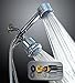 WantBa High Pressure Chrome 5 Setting Massage Spa Shower Head Combo with 6 Ft Shower hose and Handheld shower Dual 3-way-combo (Rainfall Fixed Wall Mount/Handheld Showerhead, diverter, shower hose)
