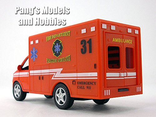 5 inch Fire Department Ambulance Model - RED