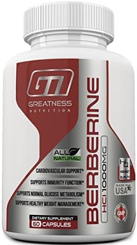 Greatness Nutrition Berberine HCl 1,000 mg - 60 ct