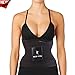 BiEnergo Waist Trainer for Women and Men, Slimming Sauna Waist Trimmer, Exercise Belt with Adjustable Straps Black