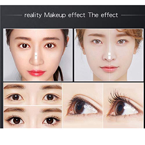 Scofieldly Black Waterproof Makeup Eyelash Long Curling Mascara Eye Lashes Extension Black Thick Mascara Slim Eyelash (Multicolor)