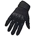 Nachvorn Men's Tactical Military Rubber Hard Knuckle Outdoor Gloves for Camping Cycling Motorcycle Hiking Powersports Airsoft Paintballg,Full Finger,Black-S