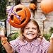 20 Yards 1 Inch Wide Halloween Ribbon Ghost Spider Pumpkin Witch Hat Print Grosgrain Ribbon Halloween Decorative Ribbon for Halloween Party Supplies