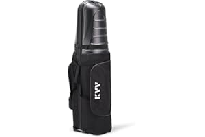 KVV H-Series Semihard Golf Travel Bag, ABS Hard Shell Top and Water Resist Polyester Oxford, Versatile Travel Bag for Golf Clubs and Other Sport Equipment