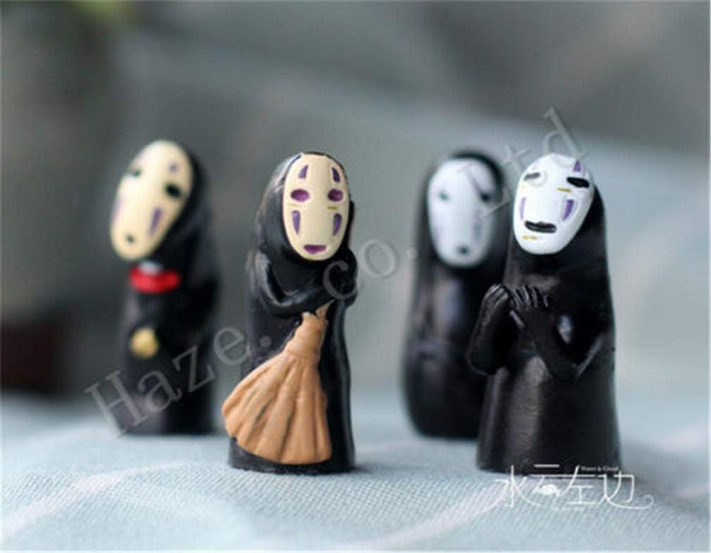 4PCS/Set Anime Spirited Away No Face Man PVC Figure Model Toys Doll Collection