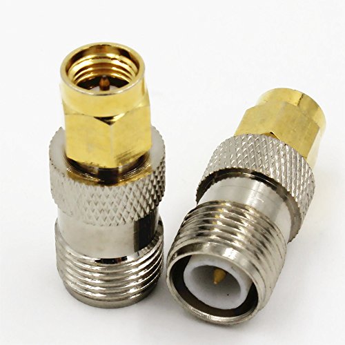 RP-TNC female plug to SMA male plug RF coaxial adapter connector Quick USA Shipping
