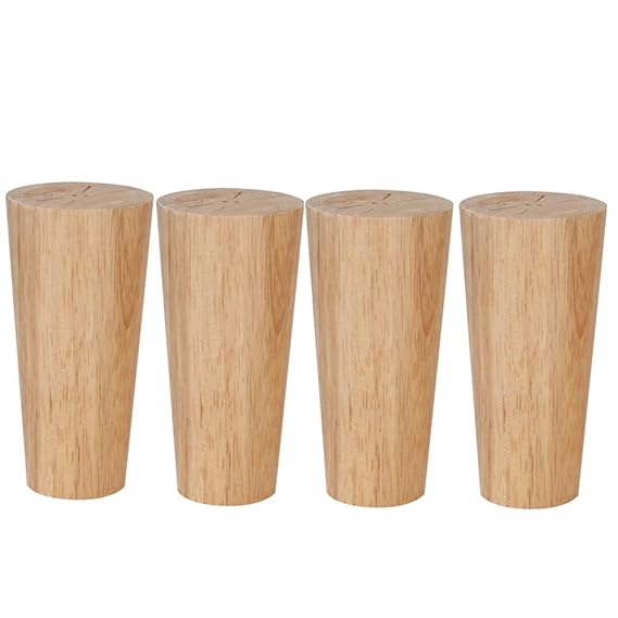 Furniture legs Möbelbeine, 4 * Massivholz Sofa Beine, Holzstützbeine, Stuhlbeine Cabinet Füße Couchtisch Beine Füße, die Erhö