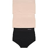 Bonds womens Seamless Invisi Full Brief Underwear in Cotton-rich Blend for Women, 3-pack