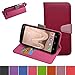BLU DASH X2 Case,Mama Mouth [Stand View] Flip Premium PU Leather [Wallet Case] With Card / Cash Slots and Pocket Cover For BLU DASH X2 D110U D110L Smartphone,Rose Red