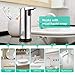 Cakie Soap Dispenser, Touchless Automatic Soap Dispenser, Infrared Motion Sensor Stainless Steel Dish Liquid Hands-Free Auto Hand Soap Dispenser, Upgraded Waterproof Base