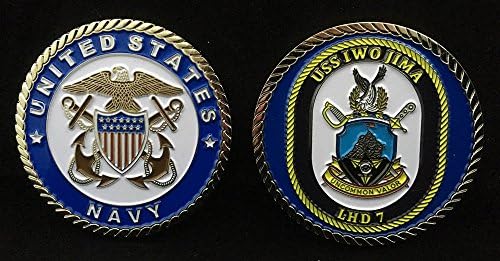 USS Iwo Jima LHD-7 (Officer) Challenge Coin