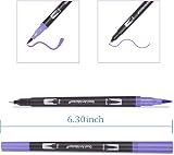 Laconile 120 Dual Tip Brush Pens 0.4mm Fineliner 2mm Brush 120 Colors view 4