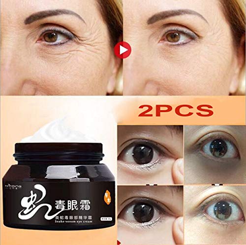 Multi-care Eye Cream, Snake Venom Eye Cream, Moisturize And Smooth, Nourish The Skin, Puffy Eye Bags, Reduce Dark Circles, Restore Skin Firmness And Elastic Eye Cream(2PCAS)