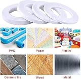 YISUMEI Double Sided Tape 1 Inch 25 mm x 25 m 4 Rolls Craft Adhesive view 5