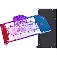 Copper GPU Water Cooling Block GPU Waterblock Graphics Card Water Cooling Block for MSI GeForce RTX 4090 Suprim Gaming (5V ARGB RBW Aura Effect LED Lights GPU Block with Backplate)
