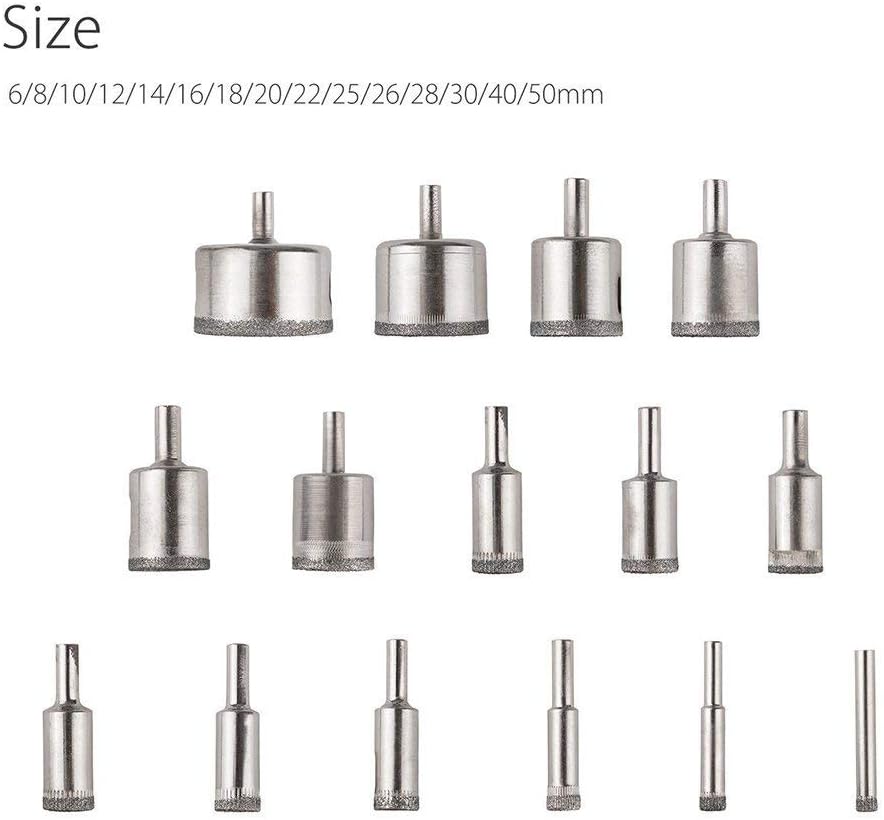 Gasea 15Pcs Diamond Drill Bit Set - Image 3