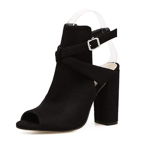 botas de tacon grueso