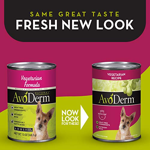 Avoderm Natural Vegetarian Formula Wet Dog Food, All Life Stages, Case Of  12 Cans - Main Image