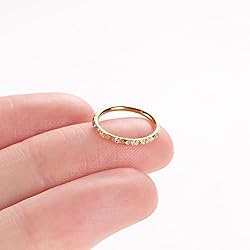 PEAKLINK 18G Conch Hoop Ring Septum Jewelry Daith