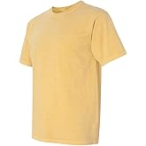 Comfort Colors Men's Adult Short Sleeve Tee, Style 1717 (Large, Mustard)
