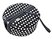 BUILT NY Bento Salad Bowl with Neoprene Sleeve, Mini Dot Black & White