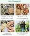 YOUNG-X Crossbody Round Straw Rattan Bags,Women Weave Handmade Chic Shoulder Bag Leather Straps Summer Beach Vacay (20x8cm, Natural Straw)