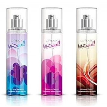 Layer'r Wottagirl Women's Body Mist Random Variants- 135 ml Each (Pack of 3)